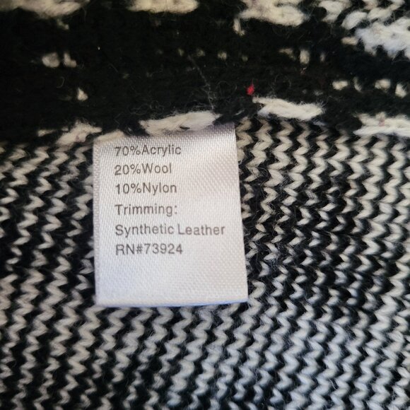 Ming Wang Open Front Knit Cardigan Blazer, Women’s Plus 0X, ¾ Length Sleeve - Picture 5 of 8